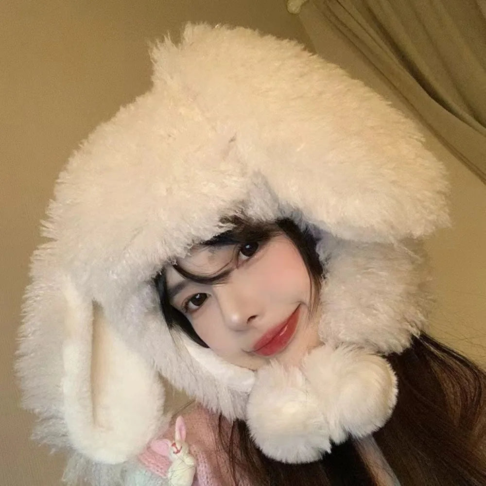 Cozy Bunny Winter Cap